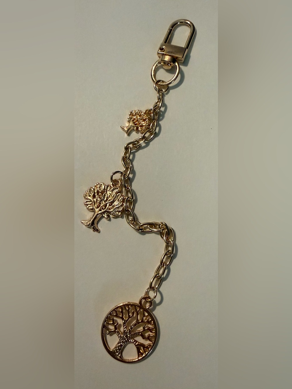 Gold Tree Charm Link -